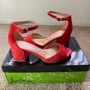 Sam Edelman Red Heels